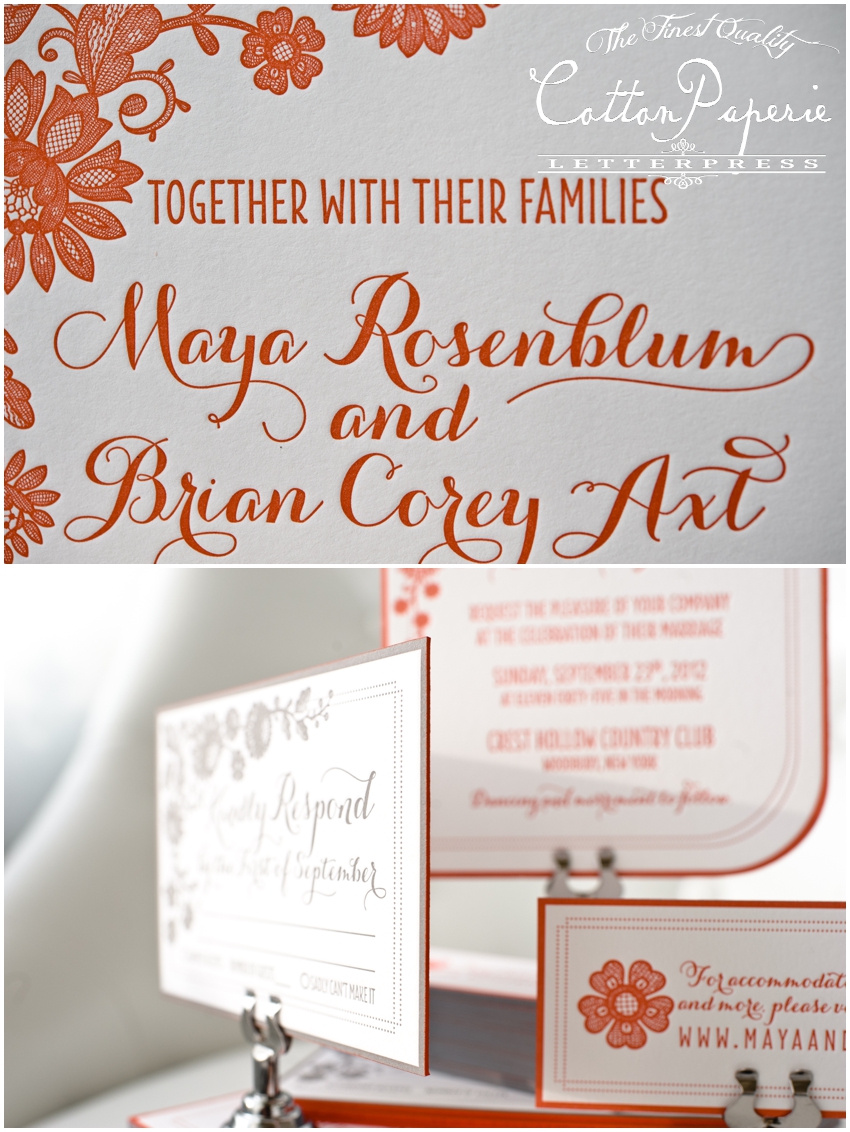 letterpress wedding invitations by CottonPaperie letterpress wedding invitations by CottonPaperie