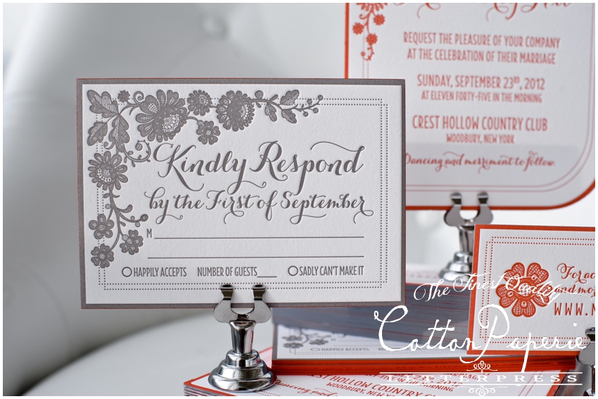 letterpress wedding invitations by CottonPaperie letterpress wedding invitations by CottonPaperie