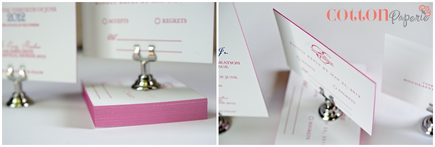letterpress wedding invites
